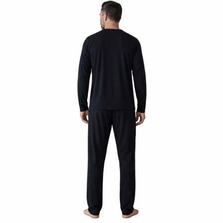 Pijama Bărbați Navy Lila [1]