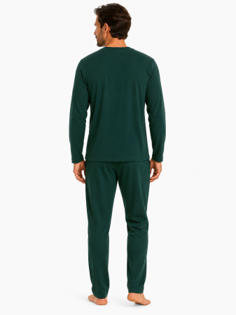 Pijama Bărbați Verde Bumbac 100% [1]