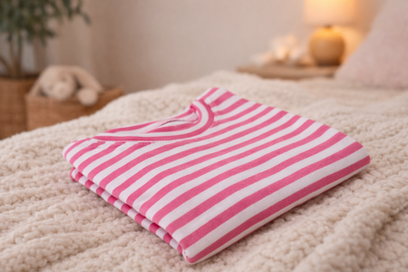 Pijama Bebe Dungi Roz Bumbac [1]