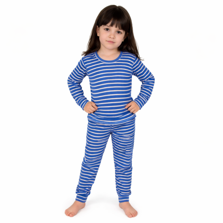 Pijama Copii Azur Bumbac [2]