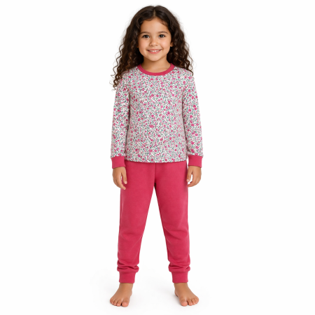 COPII - Pijama Copii  Bumbac Fucsia