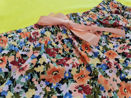 Pijama Damă  Galbenă Scurtă de Vară [3]