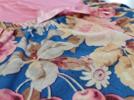 Pijama Damă Roz Scurtă de Vară [3]