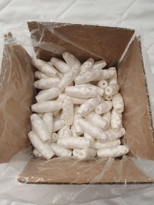 Bobine mici pentru masina de matlasat, 45 S/2, Gecor, Alb [2]