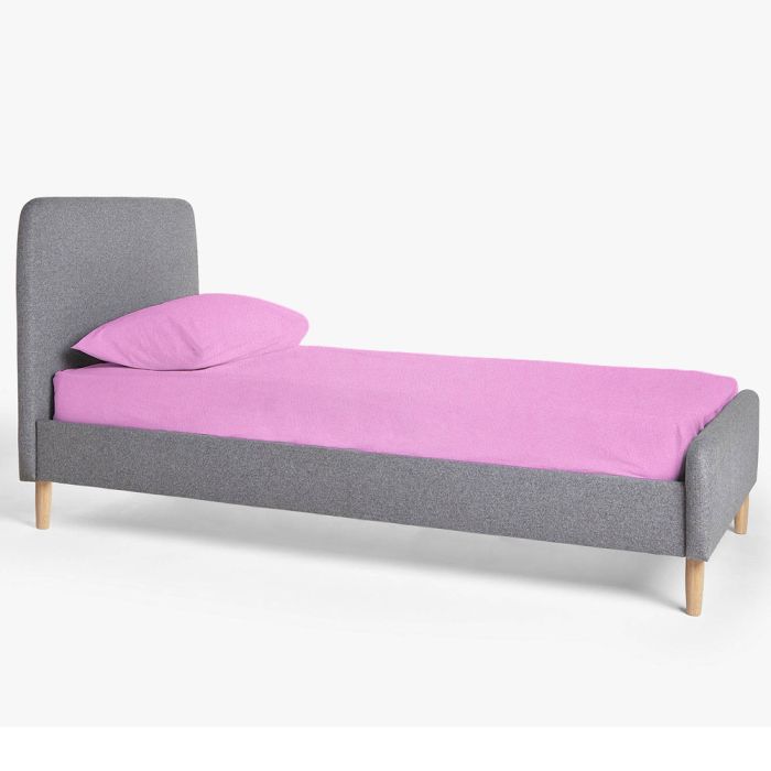 Cearceaf cu elastic Jersey copii, 115gr/mp, roz, 11, 100% bumbac, Gecor [4]