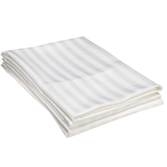 Fata de masa alba, dungi de 2 cm, Gecor [3]