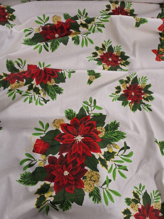 Fata de masa Craciun, 100% bumbac, 170 g/mp, model 3, Gecor [2]