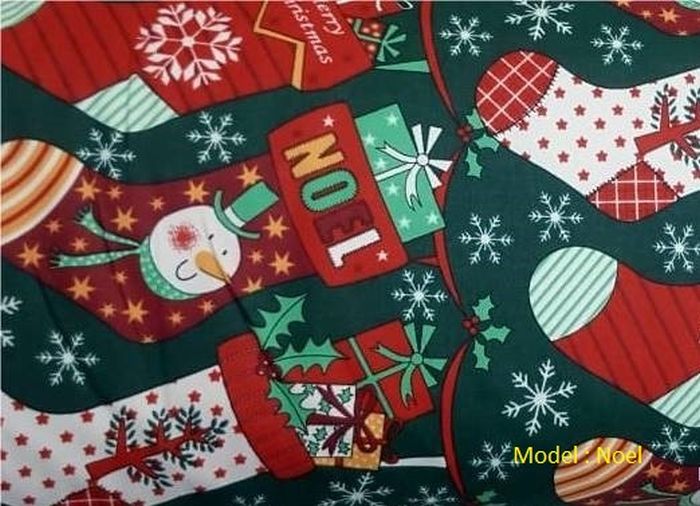 Fata de masa Craciun, 100% bumbac, 220g/mp, model Noel, Gecor [3]