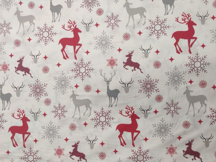 Fata de masa Craciun, Ranforce satinat,100% bumbac, 125 g/mp, model 4, Gecor [4]