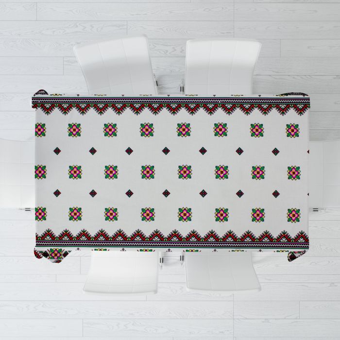 Fata de masa imprimata, model 18639-1, 100 % bumbac, Gecor [2]