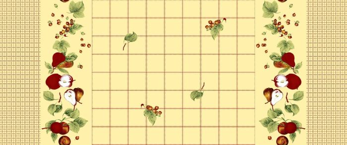Fata de masa imprimata, model 4485, 100 % bumbac, Gecor [3]