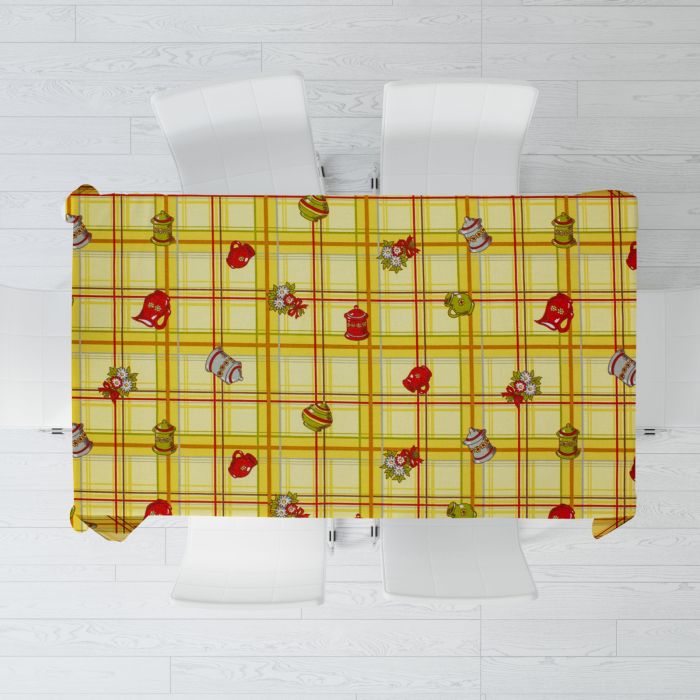 Fata de masa imprimata, model 5220, 100 % bumbac, Gecor [2]