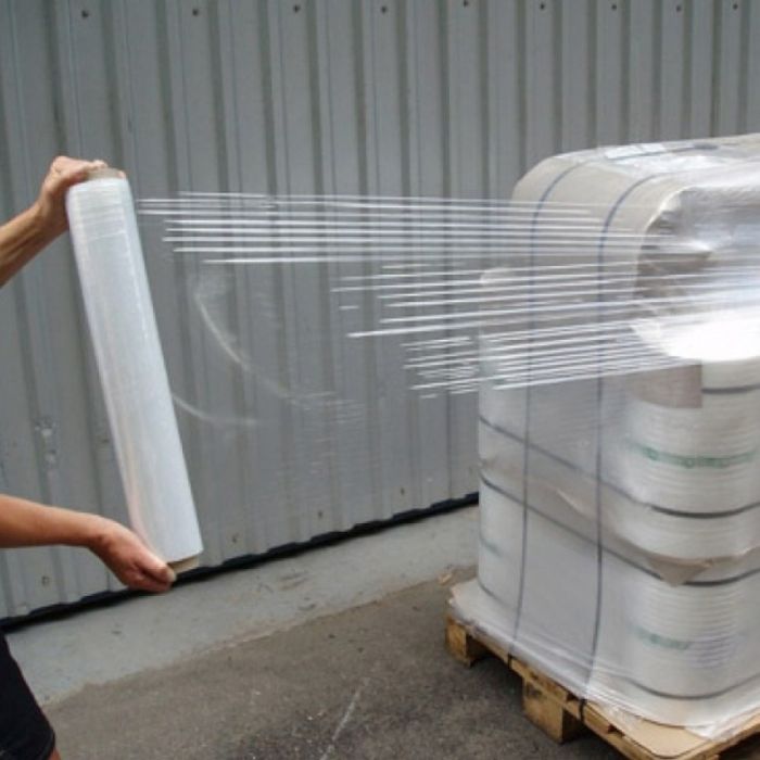 Folie stretch transparenta, 50 cm latime, 3 kg, 23 microni, Gecor [2]