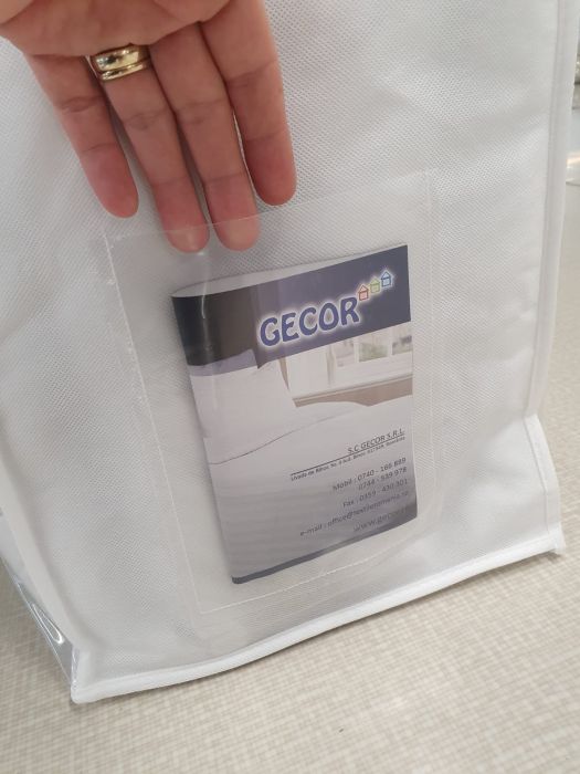 Geanta pilota, cu buzunar lateral, fermoar si maner sfoara, 60x40x28 cm, Gecor [2]