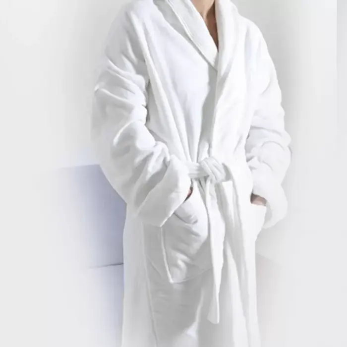 Halat de baie calitate ring, Gecor, Alb [2]