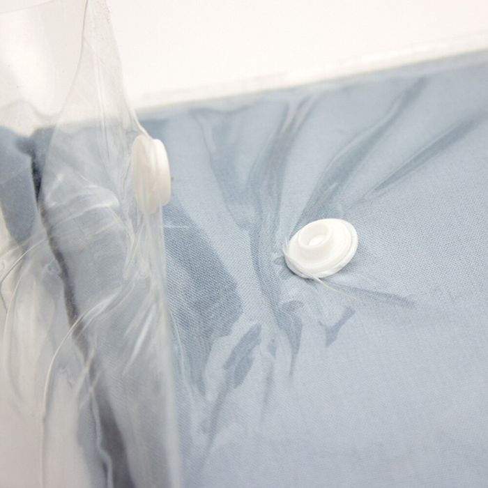 Husa transparenta cu capse pentru lenjerii, 32x47x6 cm,  Gecor [3]