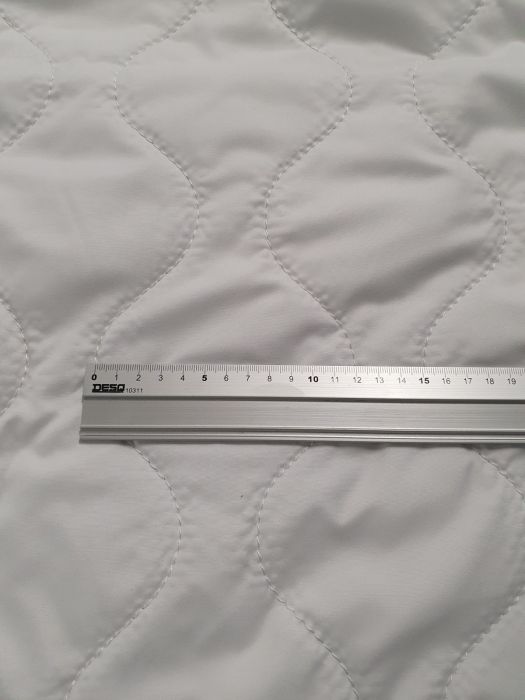 Matlaseu cu ata pentru perne, 3 straturi, Hipomed, microfibra alba, 170 gr/mp, latime 220 cm, Gecor [2]