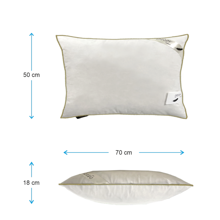 Perna cu puf si pana de gasca, Gold, 70:30, Gecor [6]