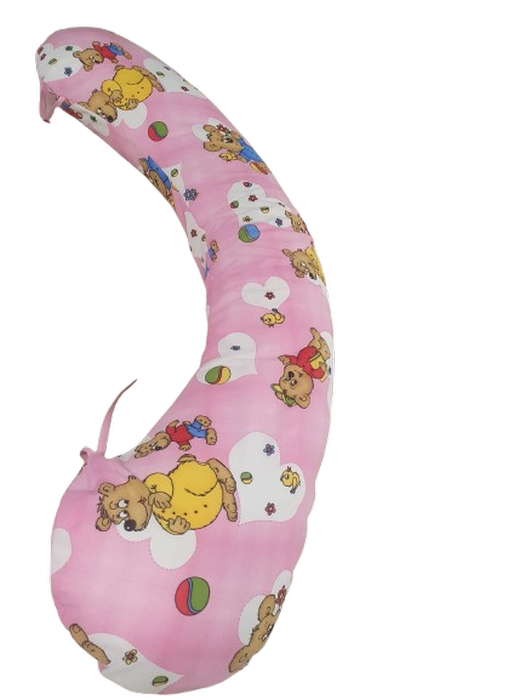 Perna gravide cu husa detasabila bumbac imprimat, 35x160 cm, Gecor [3]