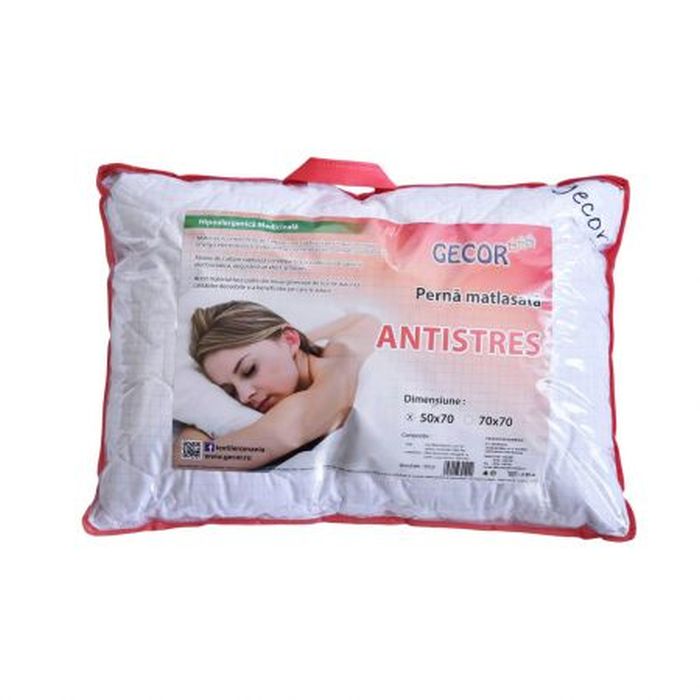 Perna matlasata  Antistres cu fir de carbon, Gecor, Alba [5]