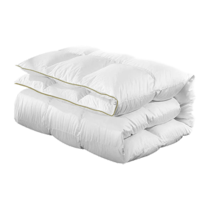 Pilota casetata cu puf si pana Gold, 70:30, Gecor [2]