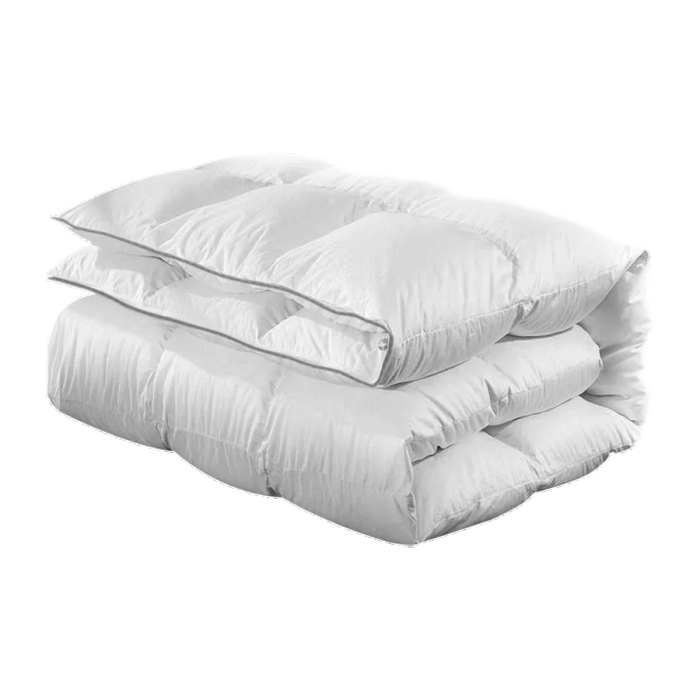 Pilota casetata cu puf si pana Silver, 50:50, Gecor [2]