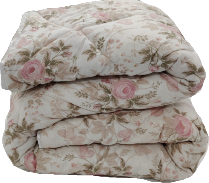 Pilota matlasata, microfibra imprimata Pink roses 5878-7, hipomedicinala, antialergica, Gecor [2]