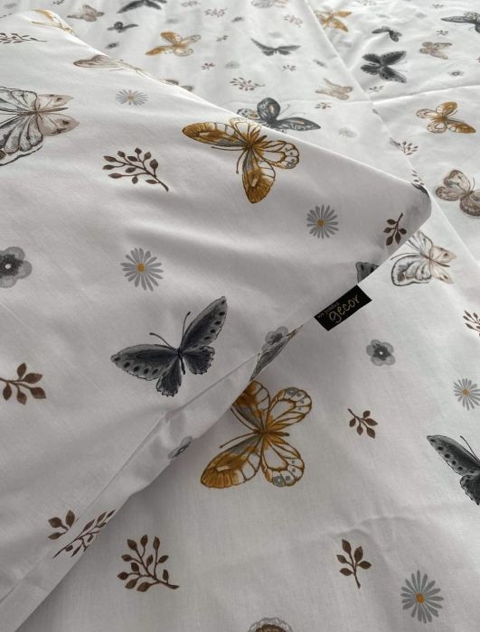 Tesatura ranforce imprimat, model fluturi, Gecor, latime 240 cm, 120 gr / mp [2]