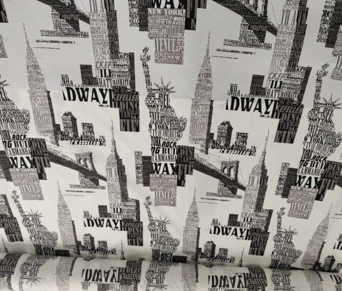 Tesatura ranforce PC imprimat, Desing Tower, Gecor, latime 240 cm, 120 gr / mp [2]