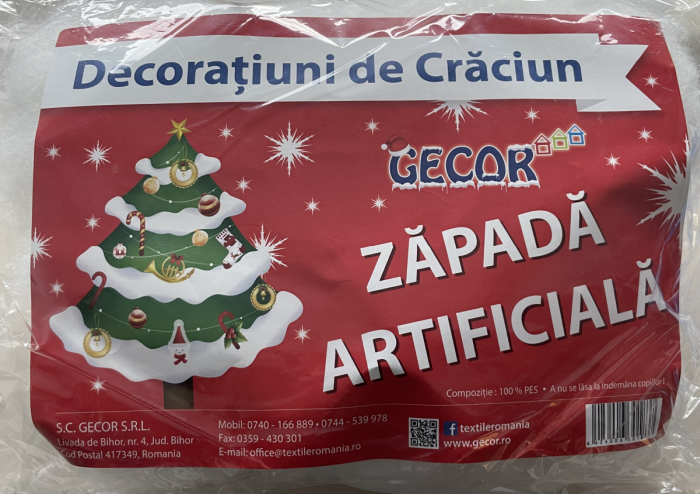 Zapada artificiala Gecor, Alb [4]
