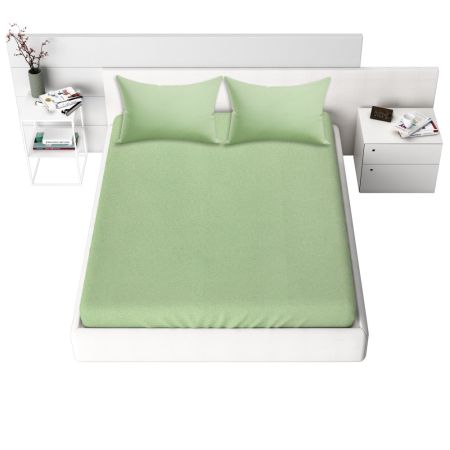 Cearceafuri cu elastic - Cearceaf cu elastic Frotir, 150gr/mp, verde, 16, 100% bumbac, Gecor