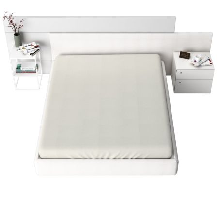 Cearceafuri cu elastic - Cearceaf cu elastic Jersey, 120 gr/mp, ivory, 2, 100% bumbac, Gecor