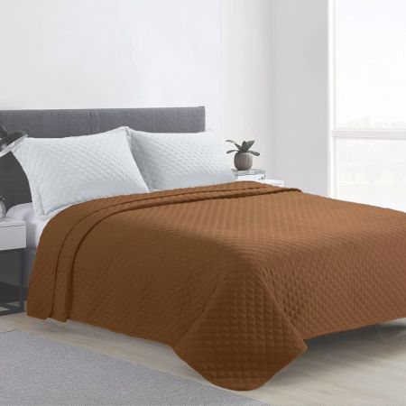 Cuverturi / Paturi - Cuvertura microfibra bicolora, matlasata ultrasonic, 230 gr/ mp, Gecor