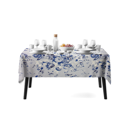 Fata de masa imprimata, model 16186-1, 100 % bumbac, Gecor