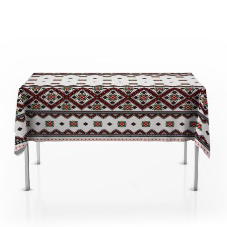 Fata de masa imprimata, model 18639-1, 100 % bumbac, Gecor