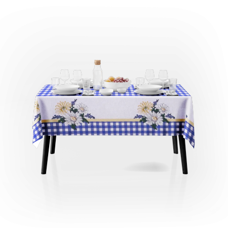 Fata de masa imprimata, model 7071-4, 100 % bumbac, Gecor