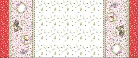 Paste - Fata de masa imprimata Paste, model 1, 100 % bumbac, Gecor