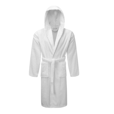 Prosoape si halate de baie hotel - Halat de baie hotel,  bumbac cu gluga, 430 gr/mp, Gecor, Alb