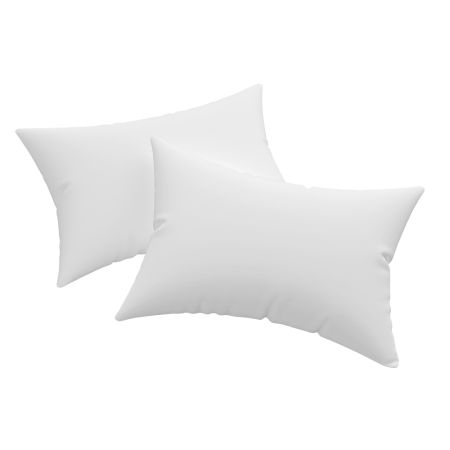 Piese lenjerii - Husa perna Jersey cu fermoar, 120gr/mp, alb, 1, 100% bumbac, Gecor