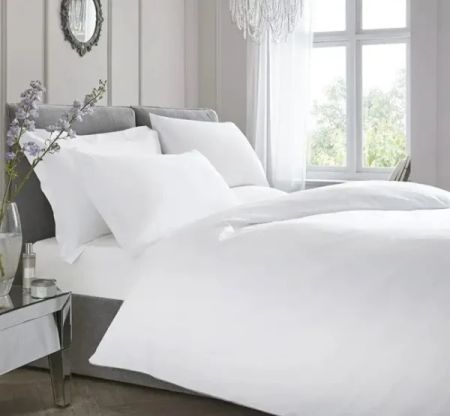 Lenjerii de pat hotel - Lenjerie de pat hotel, percal Madrid, gama Horeca,120 gr/mp, alb, Gecor