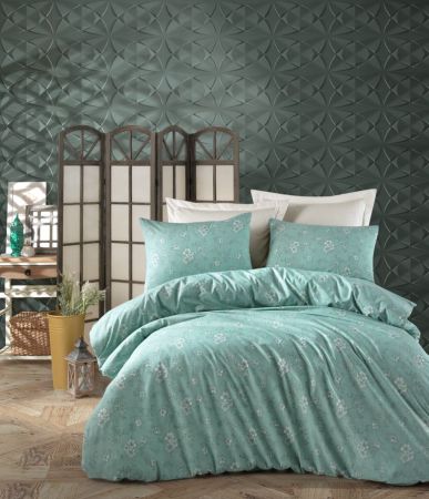 Lenjerii de pat imprimate - Lenjerie de pat imprimata, Ranforce satinat, model 4, Gecor