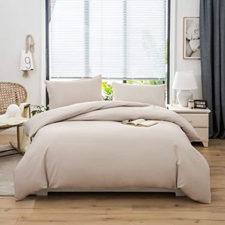 Lenjerii de pat - Lenjerie de pat jersey, cu fermoar, 120gr/mp, bej, 10, 100% bumbac, Gecor