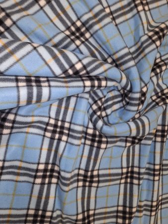 Cuverturi / Paturi - Patura polar fleece, model Blue Combo, 250 gr/ mp, Gecor