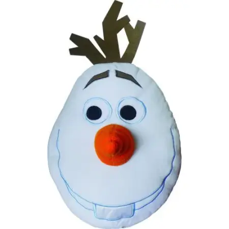 Produse copii cu licenta - Perna 3D Frozen Olaf, Disney, 48x35x10 cm, cod 00487266, Gecor
