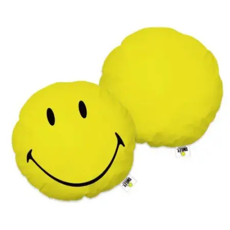 Produse copii cu licenta - Perna 3D Smiley, Disney, galben, 36 cm, cod 00487277, Gecor