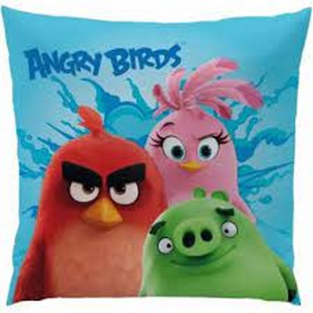 Produse copii cu licenta - Perna Angry Birds Explosion, Disney, 40x40 cm, cod 00487492, Gecor