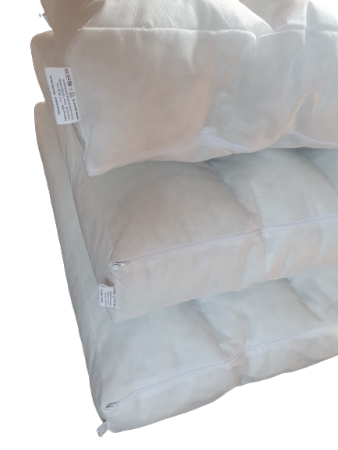 Perne multicamerale - Perna interioara cu 3 camere, fermoar, Gecor, Alba