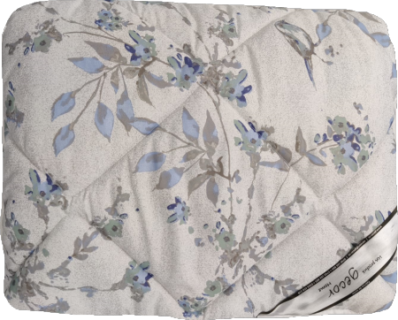 Pilote - Pilota matlasata, microfibra imprimata Blue 5851-7, hipomedicinala, antialergica, Gecor