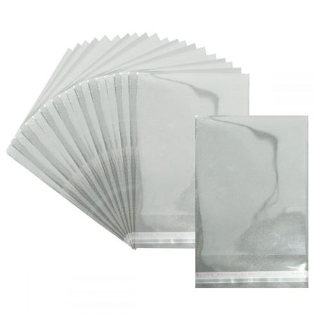 Ambalaje - Punga polietilena cu clapeta adeziva, 50 microni, Gecor