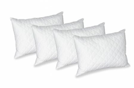 Perne - Set 4 perne matlasate, 50x70 cm,  Hipomed, Gecor, Alba